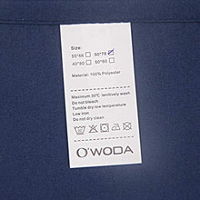 Carica l'immagine nel visualizzatore di Gallery, O'woda Set da 2 Federe in Microfibra 40 * 80 cm, Senza 40_x_80_cm, Blu Navy