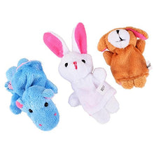 Carica l'immagine nel visualizzatore di Gallery, Itian 10pcs Different Cartoon Animal Finger Burattini in Morbido Velluto...