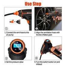 Carica l'immagine nel visualizzatore di Gallery, Drivaid Compressore Aria Portatile Auto, Ricaricabile Elettrico Batteria,... - Ilgrandebazar