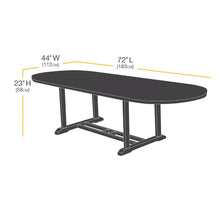 Carica l'immagine nel visualizzatore di Gallery, AmazonBasics - Copertura per tavolo da pranzo, 180 cm Rettangolare, Grigio - Ilgrandebazar