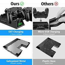Carica l'immagine nel visualizzatore di Gallery, OIVO PS4 Supporto Verticale con Ventola di Raffreddamento, Stazione di...