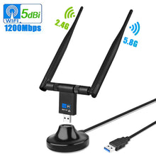Carica l'immagine nel visualizzatore di Gallery, Adattatore Antenna WiFi USB, yotame Wireless Chiavetta con Dual Band... - Ilgrandebazar