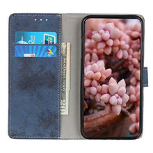 Carica l'immagine nel visualizzatore di Gallery, HYMY Cover per Alcatel 1S 2019 + Vetro Temperato - Blu Stile retrò - Ilgrandebazar