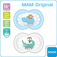 Carica l'immagine nel visualizzatore di Gallery, MAM Day &amp; Night - Ciuccio "Skin Soft" in silicone, 16 + Mix // Set da 4 //...