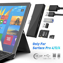 Carica l'immagine nel visualizzatore di Gallery, Rocketek Docking Station USB Surface PRO, Adattatore hub 3.0 6 in 1 con...