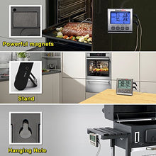 Carica l'immagine nel visualizzatore di Gallery, ThermoPro TP17 Termometro Cucina Digitale a Doppia Sonda con Modalità Timer... - Ilgrandebazar