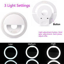 Carica l'immagine nel visualizzatore di Gallery, AUTOPkio Selfie Ring Light, 36 LED Light USB ricaricabile per Charge - Ilgrandebazar
