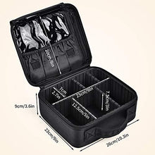 Carica l'immagine nel visualizzatore di Gallery, Make Up Bag Professional Beauty Case da Viaggio Makeup Astuccio per M1, Nero