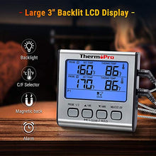 Carica l'immagine nel visualizzatore di Gallery, ThermoPro TP17 Termometro Cucina Digitale a Doppia Sonda con Modalità Timer... - Ilgrandebazar