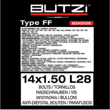 Carica l'immagine nel visualizzatore di Gallery, SUMEX bza5028 Set di 4 Viti Sicurezza, FF