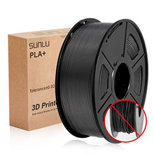 Carica l'immagine nel visualizzatore di Gallery, SUNLU PLA Plus nero, filamento 1.75 mm, Precisione dimensionale Nero - Ilgrandebazar