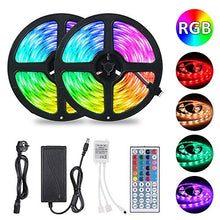Carica l'immagine nel visualizzatore di Gallery, Striscia LED 10 Metri,Tomshine RGB con IR Telecomando a 44...