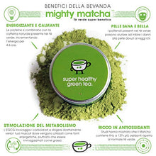 Carica l'immagine nel visualizzatore di Gallery, Tè Matcha Biologico In Polvere Mighty – Verde Gusto Morbido e...