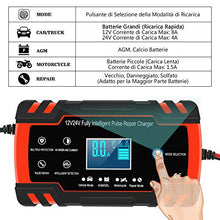 Carica l'immagine nel visualizzatore di Gallery, InThoor Mantenitore di Carica Auto 12V/24V 8A, Intelligente Automatico... - Ilgrandebazar
