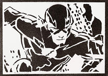 Carica l'immagine nel visualizzatore di Gallery, Poster The Flash Justice League Handmade Graffiti Street Art - Artwork