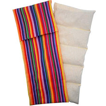 Carica l'immagine nel visualizzatore di Gallery, Cuscino termico "ARCOBALENO" - con coperchio lavabile - 50 x 20 cm (XL) -... - Ilgrandebazar