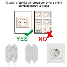 Carica l'immagine nel visualizzatore di Gallery, Rovtop 36Pcs Kit Sicurezza Bambini, 6 Chiusure 6... - Ilgrandebazar