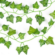 Carica l'immagine nel visualizzatore di Gallery, YQing 24 Pezzi Artificiale Edera Rampicante 24 Ghirlanda