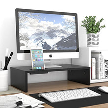 Carica l'immagine nel visualizzatore di Gallery, BONTEC Supporto per Monitor in Legno, da Scrivania con...