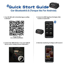Carica l'immagine nel visualizzatore di Gallery, vgate Nero Bluetooth3.0 iCar 2 Bluetooth, Schwarz/Schwarz