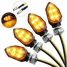 Carica l'immagine nel visualizzatore di Gallery, Justech 4PZ Indicatori di Direzione 4 X 5 LED Mini Frecce Lampada 4 x 5LED - Ilgrandebazar