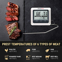 Carica l'immagine nel visualizzatore di Gallery, ThermoPro TP04 Termometro Cucina Digitale con una Sonda e Modalità Timer per...