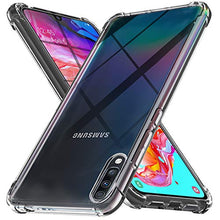 Carica l'immagine nel visualizzatore di Gallery, Ferilinso Cover per Samsung Galaxy A70 Cover, [Rinforzare la Trasparente
