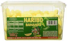 Carica l'immagine nel visualizzatore di Gallery, Haribo Caramelle Barattolo Maxi Bams - Banane 200 pezzi [1010g]