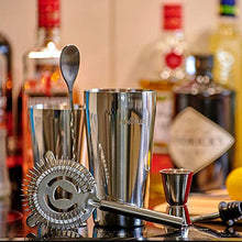 Carica l'immagine nel visualizzatore di Gallery, INNÔPLUS Shaker Cocktail Set Kit Barman di 6 Pezzi, Boston Cocktail...