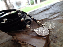 Carica l'immagine nel visualizzatore di Gallery, BLACK BOHO GYPSY CHOKER ★ Colletto avvolgente - Ilgrandebazar