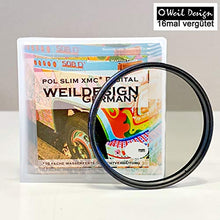 Carica l'immagine nel visualizzatore di Gallery, Polarizzatore circolare Slim XMC Digital Weil Design Germany Pol Filter 77mm