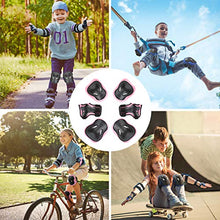 Carica l'immagine nel visualizzatore di Gallery, ValueTalks Protezione Kit per Bambini,Set Ginocchiere Gomitiere Pink