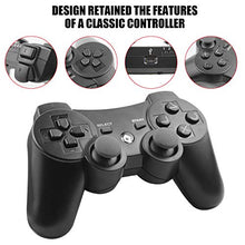 Carica l'immagine nel visualizzatore di Gallery, Diswoe Bluetooth senza fili Controller di gioco per PS3 Sostituzione Nero