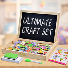Carica l'immagine nel visualizzatore di Gallery, Set per attività manuale con puzzle in legno e aree di disegno, per... - Ilgrandebazar