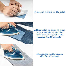 Carica l'immagine nel visualizzatore di Gallery, MUSCCCM Toppe termoadesive, 15 Pezzi Jeans per Vestiti Stile Semplice - Ilgrandebazar