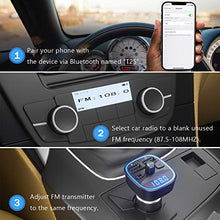 Carica l'immagine nel visualizzatore di Gallery, [Bluetooth V5.0] LENCENT Trasmettitore FM Bluetooth, per...