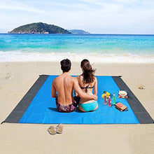 Carica l'immagine nel visualizzatore di Gallery, Coperta da Spiaggia, laxikoo Picnic Anti Sabbia 210x200 Portatile...