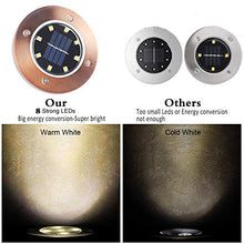 Carica l'immagine nel visualizzatore di Gallery, Luci Solari Giardino, ALED LIGHT 8 LED da Terra da...