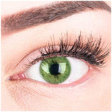 Carica l'immagine nel visualizzatore di Gallery, GLAMLENS Lenti a contatto colorate verdi Green - mensili - con porta lenti a...