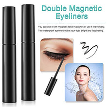 Carica l'immagine nel visualizzatore di Gallery, Ciglia Magnetiche Eyeliner, Kit Finte Magnetiche, Eyeliner...