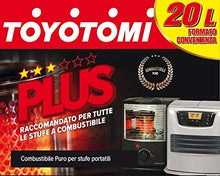 Carica l'immagine nel visualizzatore di Gallery, Toyotomi Plus 20 Litri, Combustibile Universale di alta qualità 20 litri - Ilgrandebazar