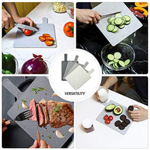 Carica l'immagine nel visualizzatore di Gallery, Hodekt Tagliere da Cucina Set di 4, Taglieri con Ripiano e Maniglia,...
