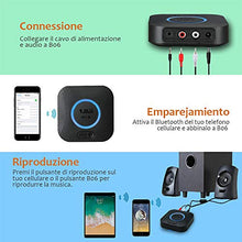 Carica l'immagine nel visualizzatore di Gallery, 1Mii Ricevitore Bluetooth 5.0, Adattatore Audio Hi-Fi con Jack Aux...