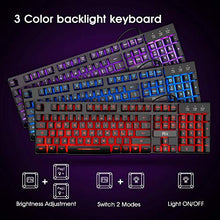Carica l'immagine nel visualizzatore di Gallery, Rii Gaming RK101 (Layout Italiano) - Set Tastiera e Mouse da Gioco,...