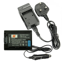 Carica l'immagine nel visualizzatore di Gallery, DSTE - Batteria di Ricambio e caricabatteria da Viaggio Compatibile con Sony...
