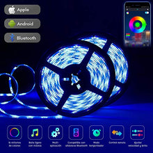 Carica l'immagine nel visualizzatore di Gallery, Striscia LED 10m, IP65 Impermeabile 12V Striscia, Bluetooth 20 Tasti...
