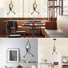 Carica l'immagine nel visualizzatore di Gallery, DAXGD Ferro Lampada a sospensione, lampadari creativi del lampadario di...
