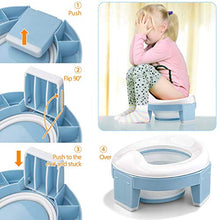Carica l'immagine nel visualizzatore di Gallery, Vasino Portatile da Viaggio Sedile per Bambini 3-in-1 Riduttore Water...