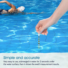 Carica l'immagine nel visualizzatore di Gallery, 6 in 1 Piscina Test Strisce, Homtiky Pool di test PH, dell'acqua, 6 1