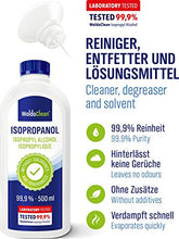 Carica l'immagine nel visualizzatore di Gallery, Alcool Isopropilico puro al 99.9% Isopropanolo Detergente - 500ml per 500 ml - Ilgrandebazar